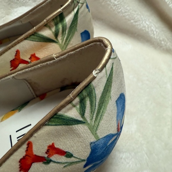 Impo Floral Peep-Toe Heels - Cream and Multicolor - Picture 10 of 11